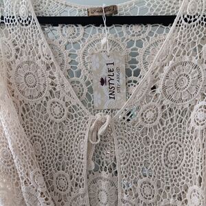 Boho Crochet Top Beach